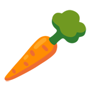 🥕 Emoji Zanahoria en Google Android 12L.