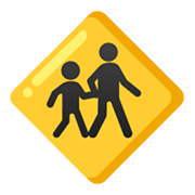 🚸 Emoji Crianças Atravessando na Google Android 12L.