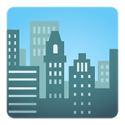 Emoji 🏙️ Paesaggio Urbano su Google Android 12L.