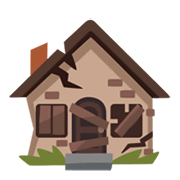 🏚️ Emoji Casa Abandonada na Google Android 12L.