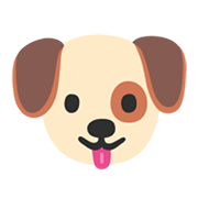 🐶 Emoji Cara De Perro en Google Android 12L.