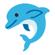 🐬 Emoji Delfín en Google Android 12L.