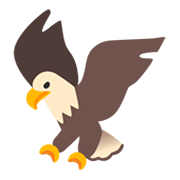 🦅 Emoji águila en Google Android 12L.