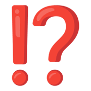 Emoji ⁉️ Punto Esclamativo E Interrogativo su Google Android 12L.