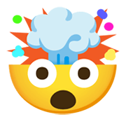 🤯 Emoji Cabeza Explotando en Google Android 12L.