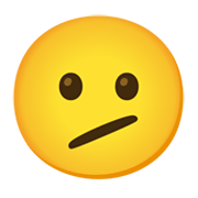 🫤 Emoji Cara Con Boca Diagonal en Google Android 12L.