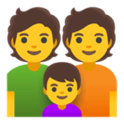 👪 Emoji Familia en Google Android 12L.