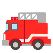 Émoji 🚒 Camion De Pompier sur Google Android 12L.