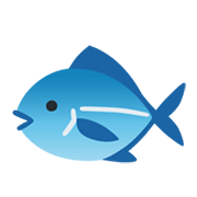 Emoji 🐟 Pesce su Google Android 12L.