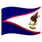 🇦🇸 Emoji Bandera: Samoa Americana en Google Android 12L.