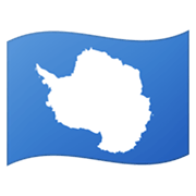 🇦🇶 Emoji Bandera: Antártida en Google Android 12L.