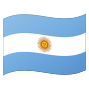 🇦🇷 Emoji Bandera: Argentina en Google Android 12L.