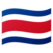 🇨🇷 Emoji Bandera: Costa Rica en Google Android 12L.