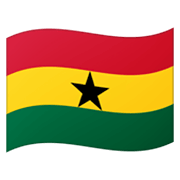 🇬🇭 Emoji Bandera: Ghana en Google Android 12L.