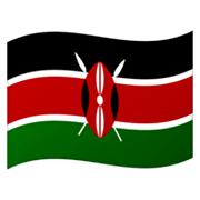 🇰🇪 Emoji Bandera: Kenia en Google Android 12L.