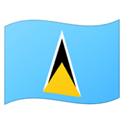 🇱🇨 Emoji Bandera: Santa Lucía en Google Android 12L.