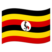🇺🇬 Emoji Bandera: Uganda en Google Android 12L.