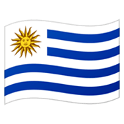 🇺🇾 Emoji Bandeira: Uruguai na Google Android 12L.