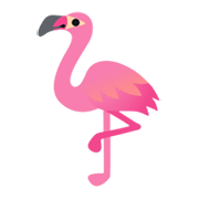 🦩 Emoji Flamingo Google Android 12L.