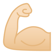 Emoji 💪🏻 Bicipite: Carnagione Chiara su Google Android 12L.