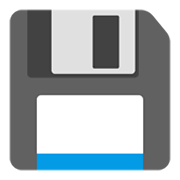 Emoji 💾 Floppy Disc su Google Android 12L.