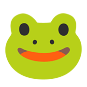 🐸 Emoji Frosch Google Android 12L.