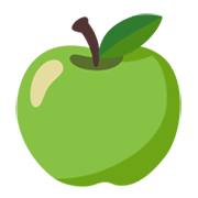 🍏 Emoji grüner Apfel Google Android 12L.