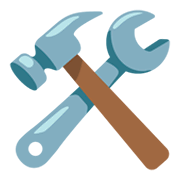 🛠️ Emoji Hammer und Schraubenschlüssel Google Android 12L.