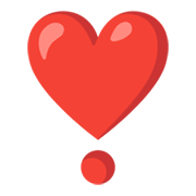 ❣️ Emoji Herz als Ausrufezeichen Google Android 12L.