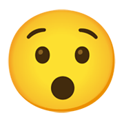 😯 Emoji Cara Estupefacta en Google Android 12L.