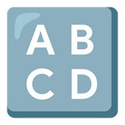🔠 Emoji Eingabesymbol lateinische Großbuchstaben Google Android 12L.