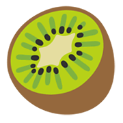Emoji 🥝 Kiwi su Google Android 12L.
