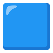 🟦 Emoji Cuadrado Azul en Google Android 12L.
