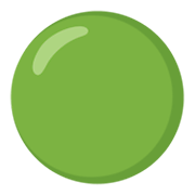 🟢 Emoji grüner Kreis Google Android 12L.