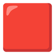 🟥 Emoji Cuadrado Rojo en Google Android 12L.