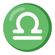 Emoji ♎ Segno Zodiacale Della Bilancia su Google Android 12L.