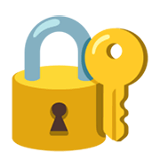 🔐 Emoji Schloss mit Schlüssel Google Android 12L.