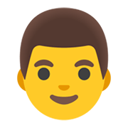 👨 Emoji Hombre en Google Android 12L.