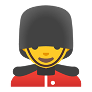 💂‍♂️ Emoji Guardia Hombre en Google Android 12L.