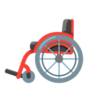 🦽 Emoji manueller Rollstuhl Google Android 12L.