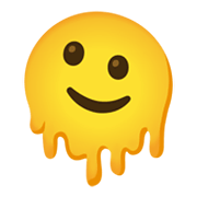 Emoji 🫠 Faccia Che Si Scioglie su Google Android 12L.