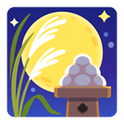 🎑 Emoji traditionelles Mondfest Google Android 12L.