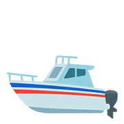 Emoji 🛥️ Barca A Motore su Google Android 12L.