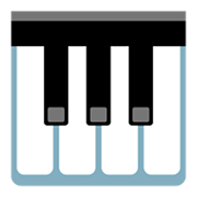 Emoji 🎹 Piano su Google Android 12L.
