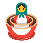 🪆 Emoji Boneca Russa na Google Android 12L.