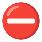 ⛔ Emoji Dirección Prohibida en Google Android 12L.
