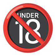 🔞 Emoji Proibido Para Menores De 18 Anos na Google Android 12L.