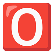 🅾️ Emoji Grupo Sanguíneo Tipo O en Google Android 12L.