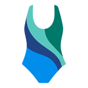 Emoji 🩱 Costume Da Bagno Intero su Google Android 12L.