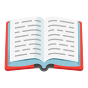 Emoji 📖 Libro Aperto su Google Android 12L.